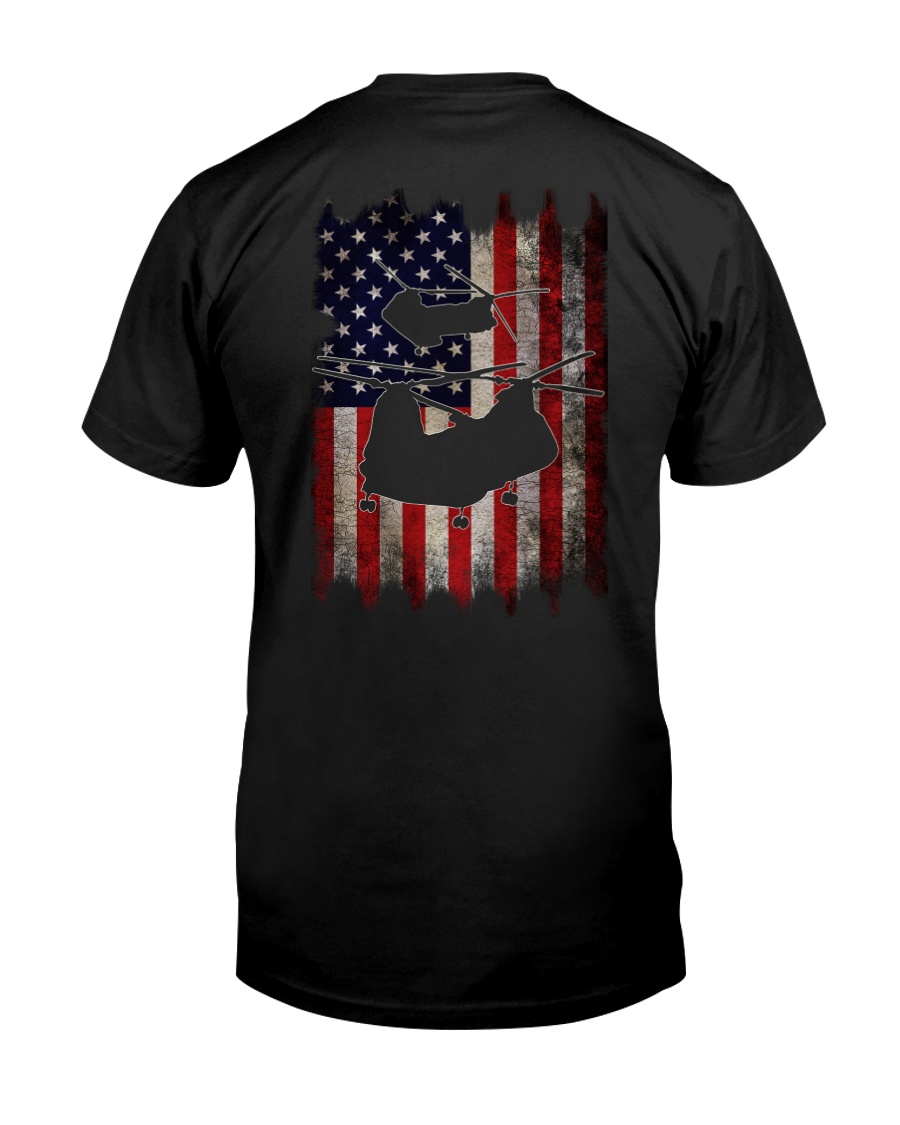 CH-46 and Flag Classic T-Shirt