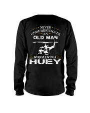 NEVER UNDERESTIMATE AN OLD MAN-HUEY Long Sleeve Tee thumbnail
