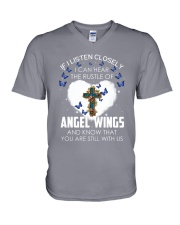 If i listen closely V-Neck T-Shirt tile