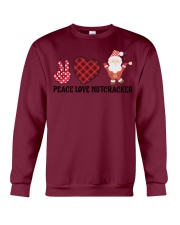 Peace Love Nutcracker For Christmas Shirt Crewneck Sweatshirt tile