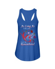 As long as i breathe Ladies Flowy Tank tile
