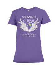 My mind still talks to you Premium Fit Ladies Tee tile