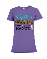 Santas Favourite Teacher Shirt Premium Fit Ladies Tee tile