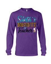 Santas Favourite Teacher Shirt Long Sleeve Tee tile