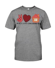 Peace Love Gingerbread For Christmas Shirt Premium Fit Mens Tee tile