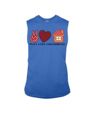 Peace Love Gingerbread For Christmas Shirt Sleeveless Tee tile