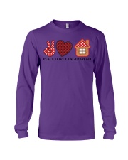 Peace Love Gingerbread For Christmas Shirt Long Sleeve Tee tile