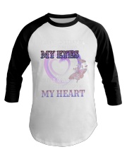 I can no longer see you with my eyes Baseball Tee tile