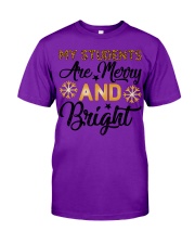 My Student Are Merry And Bright Shirt Classic T-Shirt tile