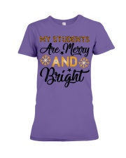My Student Are Merry And Bright Shirt Premium Fit Ladies Tee tile