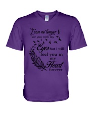 I can no longer see you V-Neck T-Shirt tile