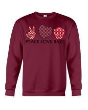 Peace Love Bake For Christmas Shirt Crewneck Sweatshirt tile