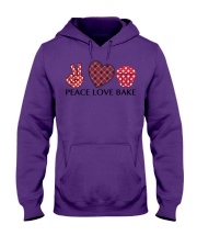 Peace Love Bake For Christmas Shirt Hooded Sweatshirt tile