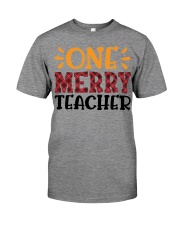 One Merry Teacher Christmas Shirt Premium Fit Mens Tee tile