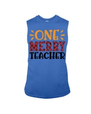 One Merry Teacher Christmas Shirt Sleeveless Tee tile
