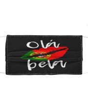 Portuguese Lips Cloth face mask front