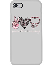 Peace love nursing Phone Case tile
