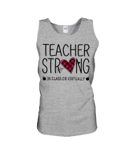 Teacher strong Unisex Tank tile