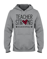Teacher strong Hooded Sweatshirt tile