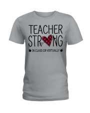 Teacher strong Ladies T-Shirt tile