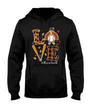 Love baseball Thanksgiving Hooded Sweatshirt tile