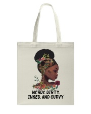 Nerdy dirty Tote Bag tile