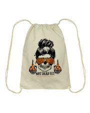 Not dead yet Drawstring Bag tile