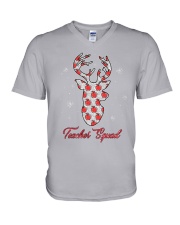 Teacher Squad V-Neck T-Shirt tile