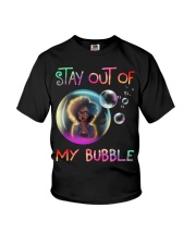 Stay out of my bubble Youth T-Shirt tile