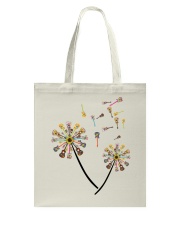 Guitar dandelion Tote Bag tile