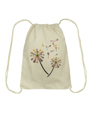 Guitar dandelion Drawstring Bag tile