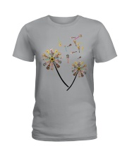 Guitar dandelion Ladies T-Shirt tile