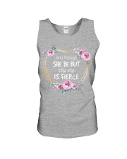 but little she is fierce Unisex Tank tile