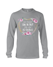 but little she is fierce Long Sleeve Tee tile