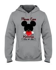 Mouse ears and knitting kind of girl Hooded Sweatshirt tile