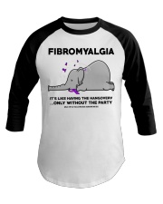 Fibromyalgia Baseball Tee tile