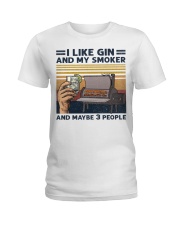 I Put The Lit In Literature Ladies T-Shirt tile