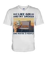 I Put The Lit In Literature V-Neck T-Shirt tile