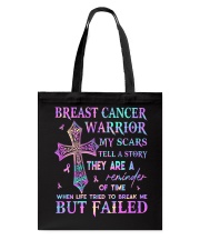 Breast cancer warrior Tote Bag tile