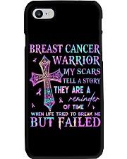 Breast cancer warrior Phone Case tile