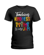 Teaching kindness is my jam Ladies T-Shirt tile
