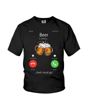 Beer is calling I must go Youth T-Shirt tile