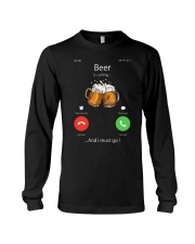 Beer is calling I must go Long Sleeve Tee tile