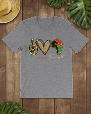 Peace Love Juneteenth - Printed apparels Classic T-Shirt lifestyle-mens-crewneck-front-18