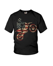American dirt bike Youth T-Shirt tile