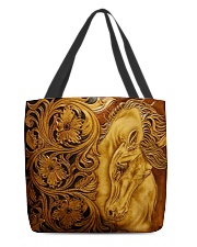 Horse Faux Leather All-over Tote front