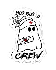 Boo boo crew Sticker - 4 pack (Vertical) front