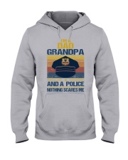 I'm a dad grandpa and a police Father's day Hooded Sweatshirt tile