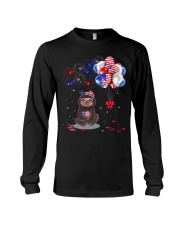 Independence Day balloons Long Sleeve Tee tile