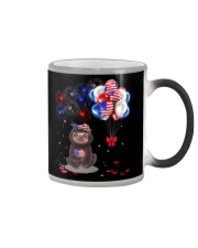 Independence Day balloons Color Changing Mug tile